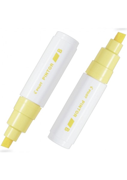 Pılot Pintor (B) Kesik Uç Pastel Sarı ( Iki Adet )