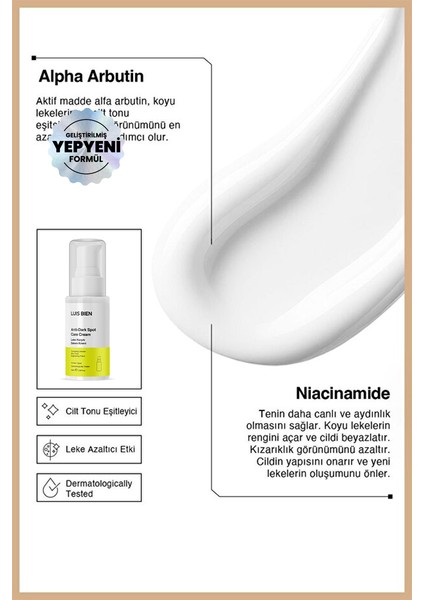 Cilt Tonu Eşitleyici Leke Karşıtı Krem 50 gr +30 Spf modelleri