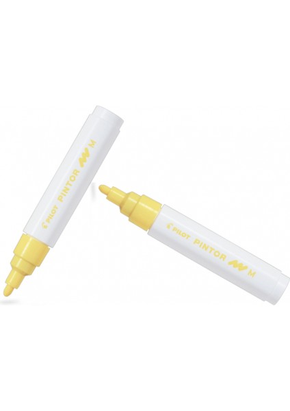 Pılot Pintor (M) Yuvarlak Uç Sarı ( Iki Adet )
