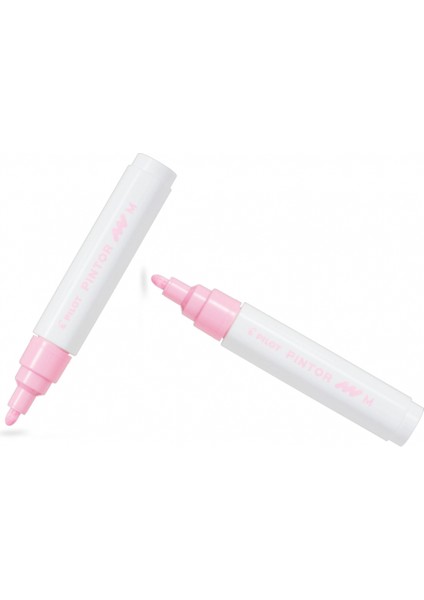 Pılot Pintor (M) Yuvarlak Uç Pastel Pembe ( Iki Adet )