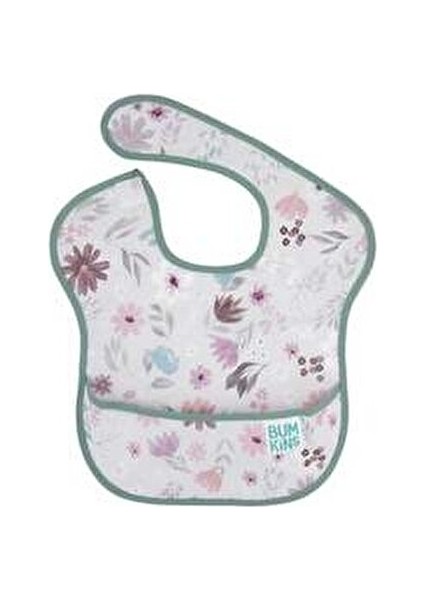Su Geçirmez Mama Önlüğü Floral Desenli 6-24 Ay Kullanımına Uygun Hafif ve Silinebilir modelleri