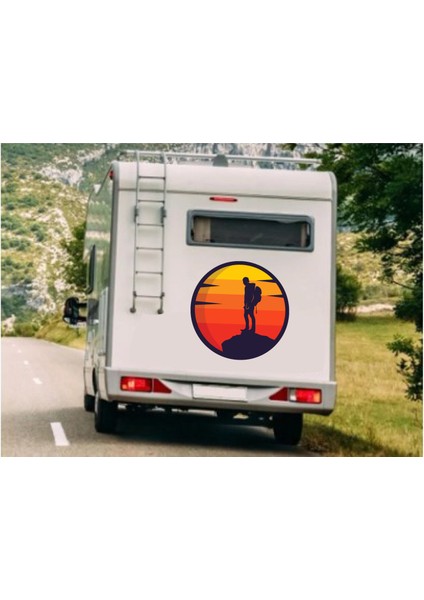 Dağ Dağcı Sticker, Araba Oto Motosiklet Karavan Sticker 02132 fırsatları