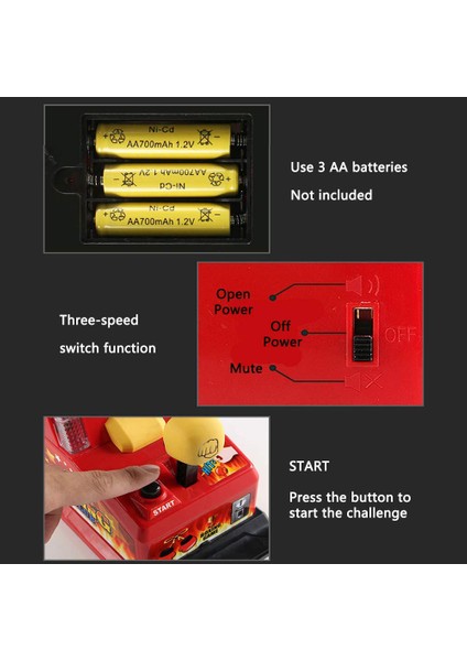 Parmak Boksu Entegratörü Mini Masa Tipi Parmak Gücü King Fight (Yurt Dışından) indirimleri