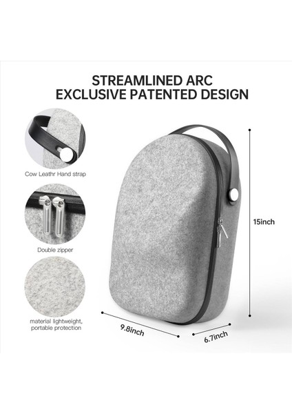 Oculus Quest 3 Taşınabilir Saklama Çantası Parçaları Için Vr Taşıma Çantası Gri (Yurt Dışından) modelleri