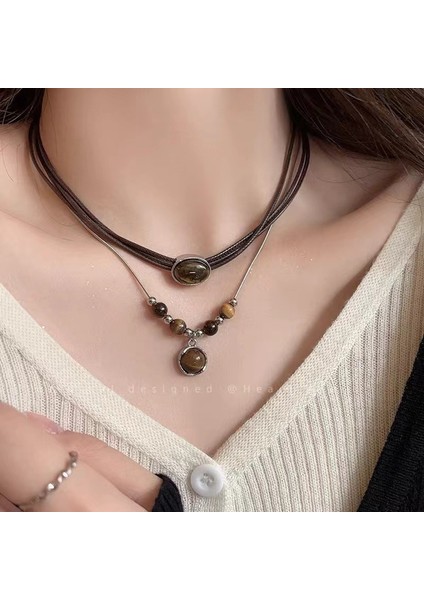 Yeni Geometrik Niş Kolye Yüksek Tasarım Moda Ins Mizaç Kolye Aksesuarları (Yurt Dışından)