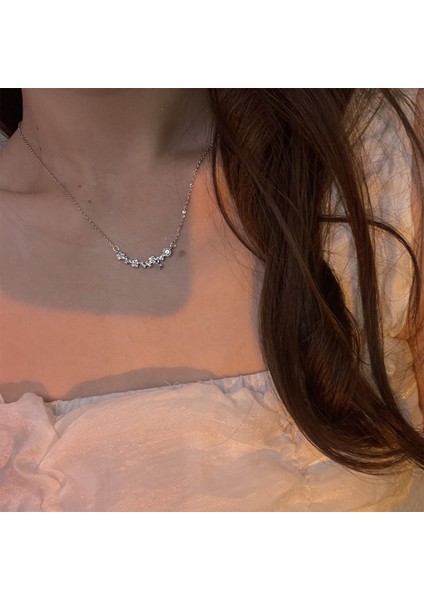 Yeni Ekleme Japonya ve Güney Kore Kolye Tasarım Duygusu Gelişmiş Hafif Lüks Niş Zinciri, Kadın Kolye (Yurt Dışından)