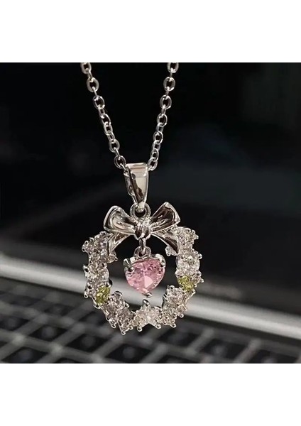 Yeni Perçin Metal Deri Yaka Crockpunk Aşk Kız Kültür Niş Kolye (Yurt Dışından)