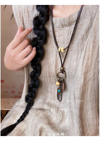 Yeni Ekleme Japonya ve Güney Kore Kolye Tasarım Duygusu Gelişmiş Hafif Lüks Niş Zinciri, Kadın Kolye (Yurt Dışından)