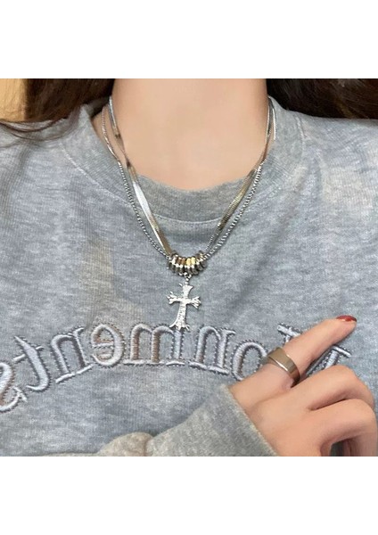 Yeni Geometrik Niş Kolye Yüksek Tasarım Moda Ins Mizaç Kolye Aksesuarları (Yurt Dışından)