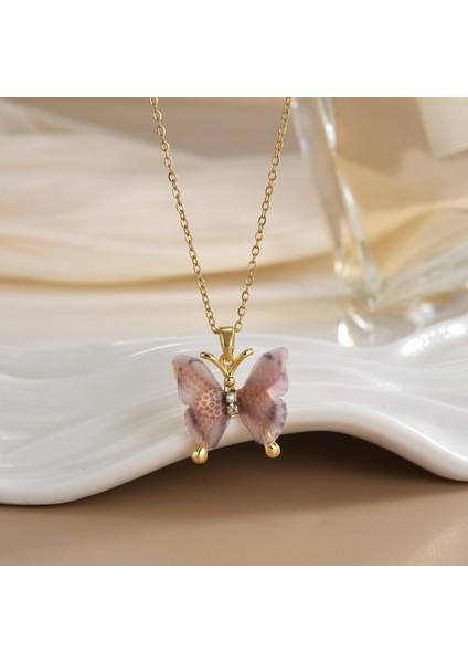 Yeni Kıdemli Işık Duygusu Lüks Titanyum Çelik Kolye Kadın Niş Tasarım Baharatlı Kız Inci Zinciri Moda Yüz Aksesuarları ile (Yurt Dışından)