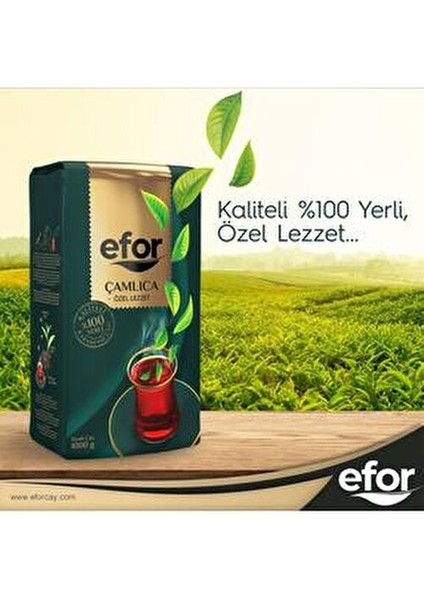 Efor Çamlıca Dökme Siyah Çay 1000 gr Yoğun Aroma ve Kaliteli Karadeniz Çayı fiyatları