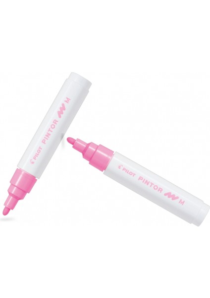 Pılot Pintor (M) Yuvarlak Uç Pembe ( Iki Adet )