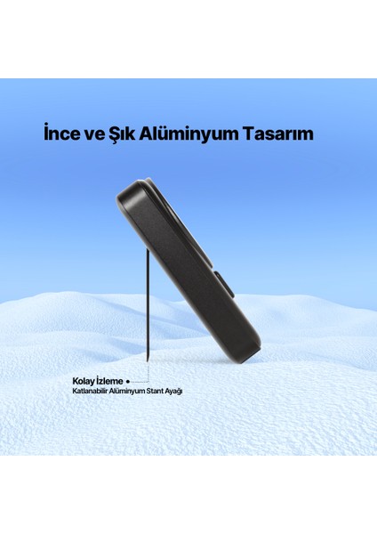 Recharger Pro M 10.000MAH Qi2/magsafe Özellikli 15W Iphone/android Stantlı Kablosuz 2BB227 modelleri