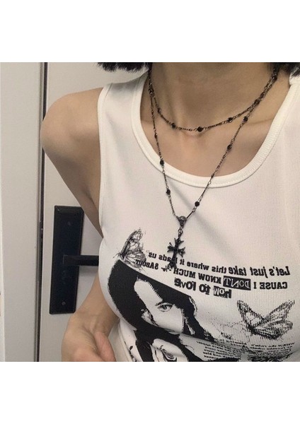 Yeni Kolye Kadın Niş Aksesuarları Baharatlı Kız Tatlı Serin Zinciri Kazak Kazak Zinciri Yüz Üst Düzey Süslemeler Duygusu ile (Yurt Dışından)