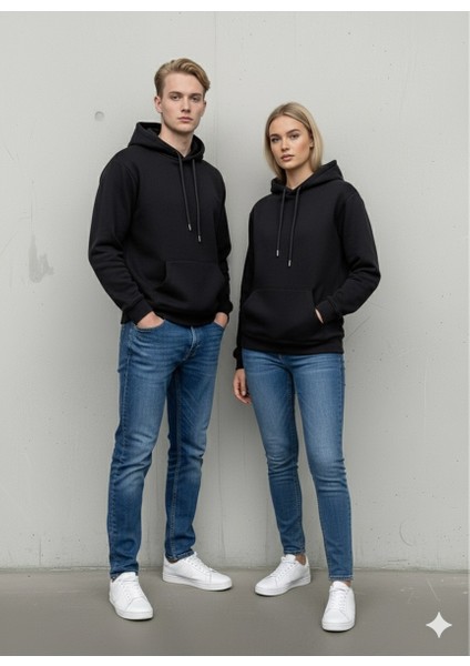 Oversize Kapşonlu Sweat Extrabol Kesımyenı Beklenen Spor Kesim Rahat Sık Tasarım