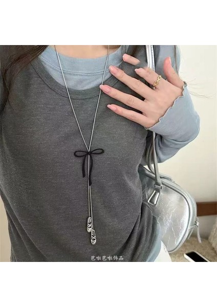 Yeni Çin Zen Uzun Bronz Tüy Kolye Vintage Bohem Etnik Tarzı Çift Jumper Giyim Uzun Aksesuarlar (Yurt Dışından)