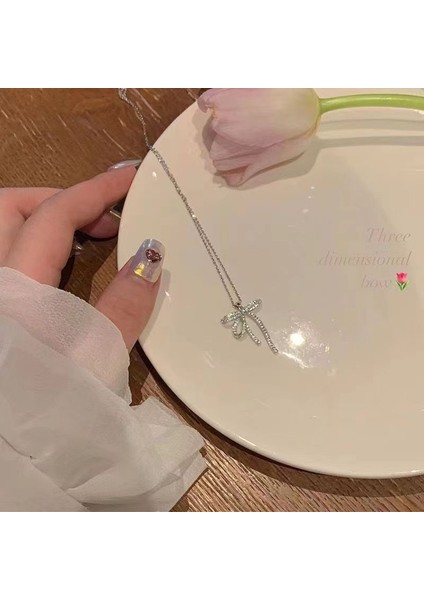 Yeni Kolye Kadın Niş Aksesuarları Baharatlı Kız Tatlı Serin Zinciri Kazak Kazak Zinciri Yüz Üst Düzey Süslemeler Duygusu ile (Yurt Dışından)