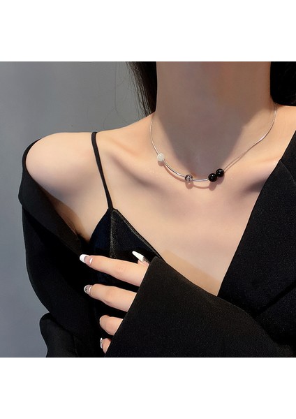 Yeni Ekleme Japonya ve Güney Kore Kolye Tasarım Duygusu Gelişmiş Hafif Lüks Niş Zinciri, Kadın Kolye (Yurt Dışından)