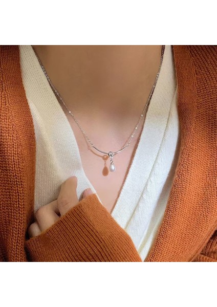 Yeni Retro Bohem Kolye Hong Kong Tadı Seramik Kolye Kolye Kadın Yeni Etnik Kolye Uzun Bölüm (Yurt Dışından)