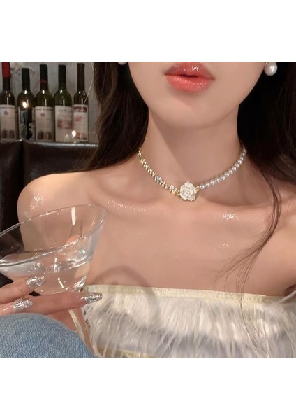 Yeni Kolye Niş Tasarım Birinci Sınıf Mizaç Duygusu Basit Zinciri Çok Yönlü Basit Hafif Lüks Kolye (Yurt Dışından)