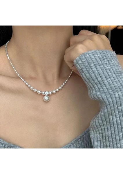 Yeni Perçin Metal Deri Yaka Crockpunk Aşk Kız Kültür Niş Kolye (Yurt Dışından)