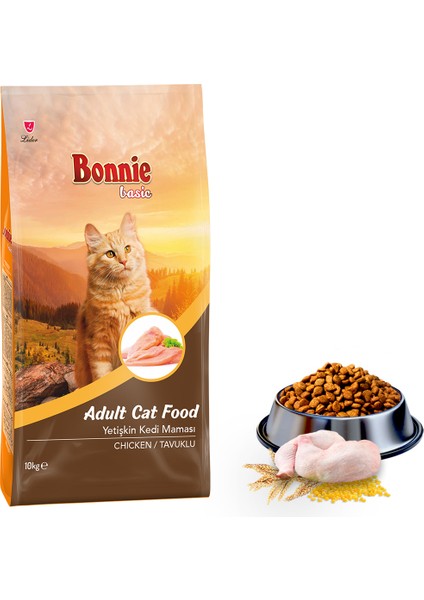 Tavuklu Pirinçli Yetişkin Kedi Maması 10 kg