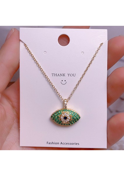 Yeni Çelik Zinciri Dönen Kolye Kolye Kadın Basit Yüz Aksesuarlı Hafif Lüks (Yurt Dışından)