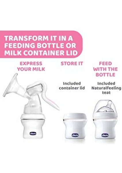 Manuel Göğüs Pompası NaturalFeeling Ergonomik Tasarım ile Konforlu Kullanım modelleri