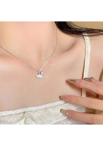 Yeni Kolye Kadın Niş Aksesuarları Baharatlı Kız Tatlı Serin Zinciri Kazak Kazak Zinciri Yüz Üst Düzey Süslemeler Duygusu ile (Yurt Dışından)