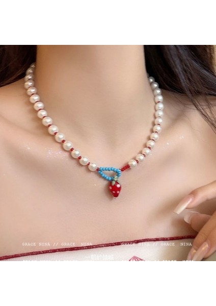 Yeni Ekleme Japonya ve Güney Kore Kolye Tasarım Duygusu Gelişmiş Hafif Lüks Niş Zinciri, Kadın Kolye (Yurt Dışından)