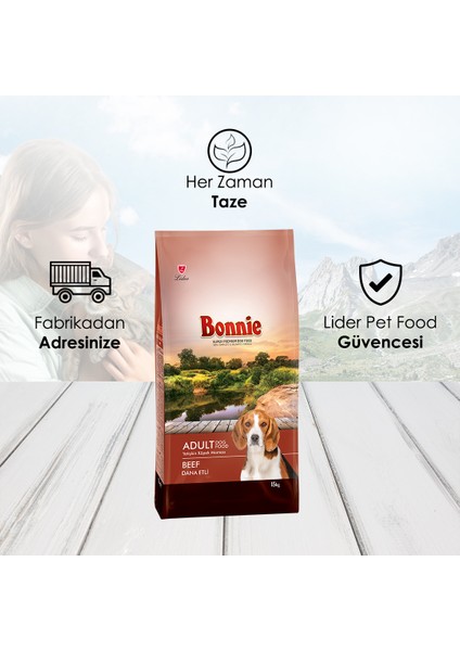 Biftekli Yetişkin Kuru Köpek Maması 15 kg modelleri