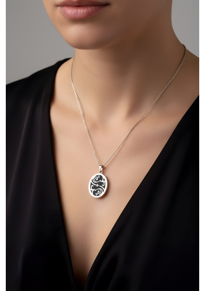 Ay Işığı 18 Ayar Beyaz Altın Kaplama 45 cm Gümüş Kolye fırsatları