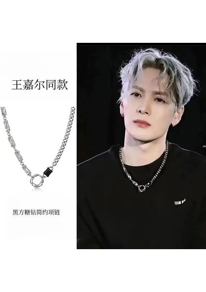 Yeni Perçin Metal Deri Yaka Crockpunk Aşk Kız Kültür Niş Kolye (Yurt Dışından)