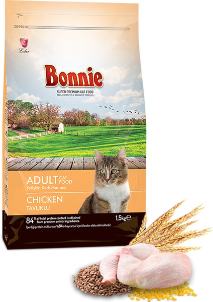 Tavuklu Yetişkin Kedi Maması 1,5 kg