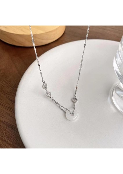 Yeni Ekleme Japonya ve Güney Kore Kolye Tasarım Duygusu Gelişmiş Hafif Lüks Niş Zinciri, Kadın Kolye (Yurt Dışından)