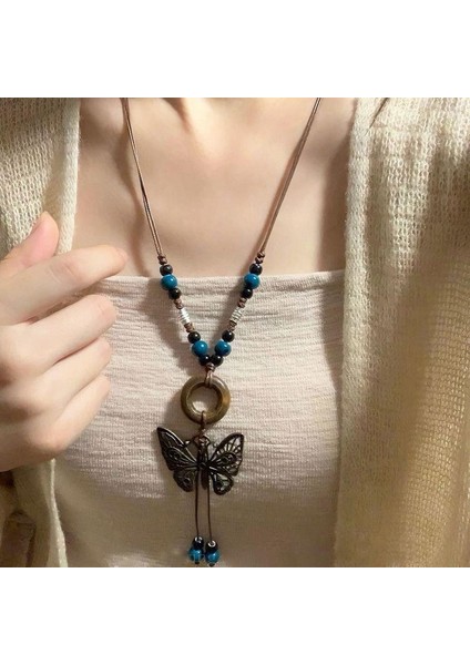 Yeni Ekleme Japonya ve Güney Kore Kolye Tasarım Duygusu Gelişmiş Hafif Lüks Niş Zinciri, Kadın Kolye (Yurt Dışından)