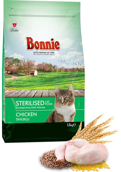 Sterilised Tavuklu Kısır Kedi Maması 1,5 kg