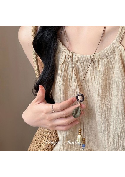 Yeni Perçin Metal Deri Yaka Crockpunk Aşk Kız Kültür Niş Kolye (Yurt Dışından)