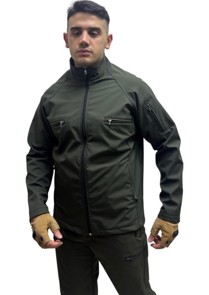 Softshell Içi Polarlı Su ve Rüzgar Geçirmez Taktikal Ceket