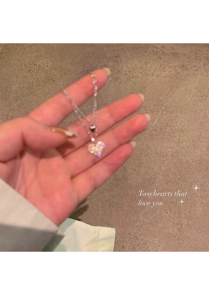 Yeni Kolye Niş Tasarım Birinci Sınıf Mizaç Duygusu Basit Zinciri Çok Yönlü Basit Hafif Lüks Kolye (Yurt Dışından)