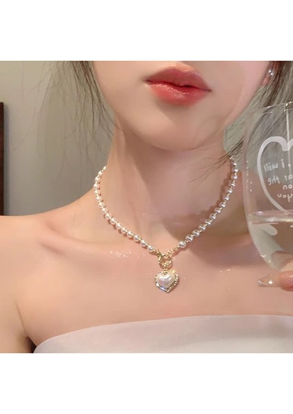 Yeni Kolye Niş Tasarım Birinci Sınıf Mizaç Duygusu Basit Zinciri Çok Yönlü Basit Hafif Lüks Kolye (Yurt Dışından)