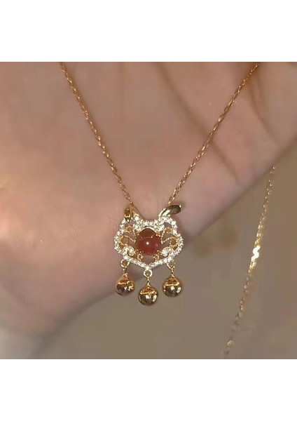 Yeni Ekleme Japonya ve Güney Kore Kolye Tasarım Duygusu Gelişmiş Hafif Lüks Niş Zinciri, Kadın Kolye (Yurt Dışından)