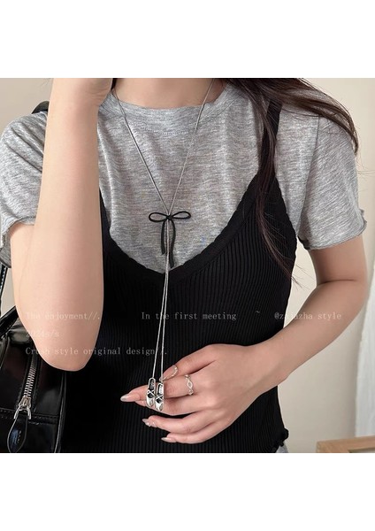 Yeni Retro Bohem Kolye Hong Kong Tadı Seramik Kolye Kolye Kadın Yeni Etnik Kolye Uzun Bölüm (Yurt Dışından)