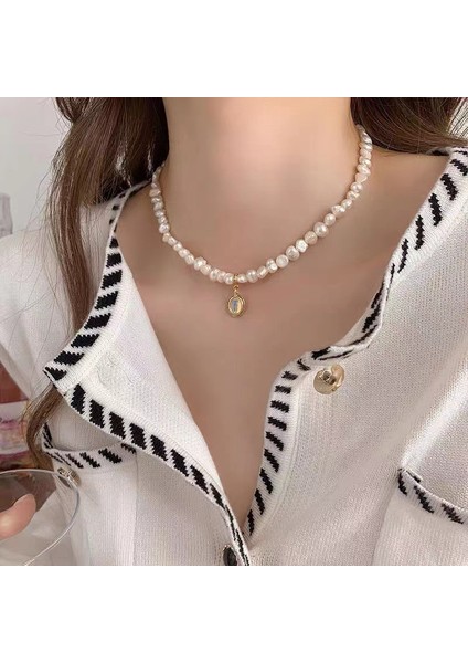 Yeni Ekleme Japonya ve Güney Kore Kolye Tasarım Duygusu Gelişmiş Hafif Lüks Niş Zinciri, Kadın Kolye (Yurt Dışından)