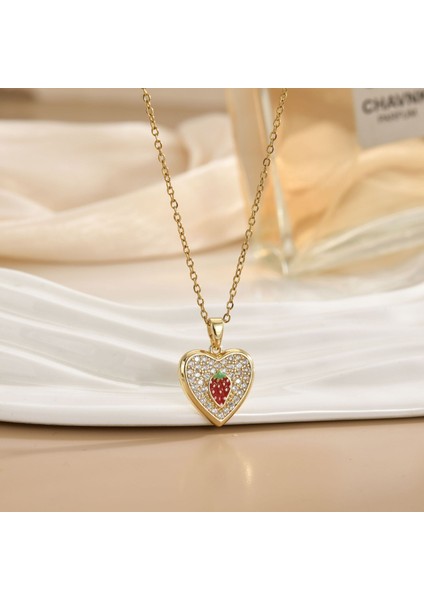 Yeni Avrupa ve Amerika Birleşik Devletleri Noel Serisi Kolye Kadın Basit Yeni Iş Tatil Elemanları Mikro-Kabuklu Yağ Damlası Kolye (Yurt Dışından)