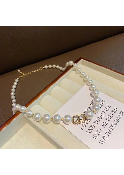 Yeni Ekleme Japonya ve Güney Kore Kolye Tasarım Duygusu Gelişmiş Hafif Lüks Niş Zinciri, Kadın Kolye (Yurt Dışından)