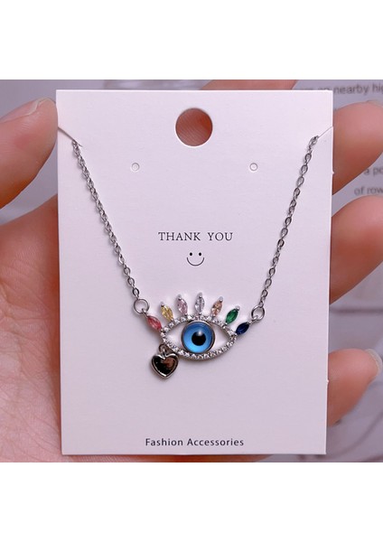 Yeni Çelik Zinciri Dönen Kolye Kolye Kadın Basit Yüz Aksesuarlı Hafif Lüks (Yurt Dışından)