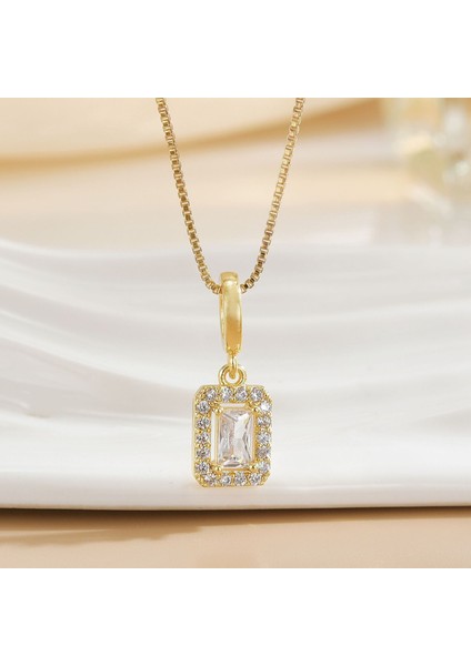 Yeni Titanyum Çelik Premium Niş Tasarım Kolye Duygusu Gelgit Modası Basit Mizaç Rengini Kaybetmez Zinciri (Yurt Dışından)