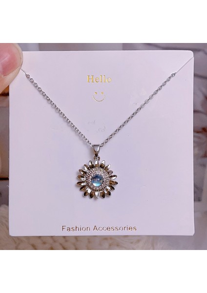 Yeni Bakır Kaplama Mikro-Set Zirkon Metin Tasarımı Moda Basit ve Çok Yönlü Kolye Ucu Kolye (Yurt Dışından)