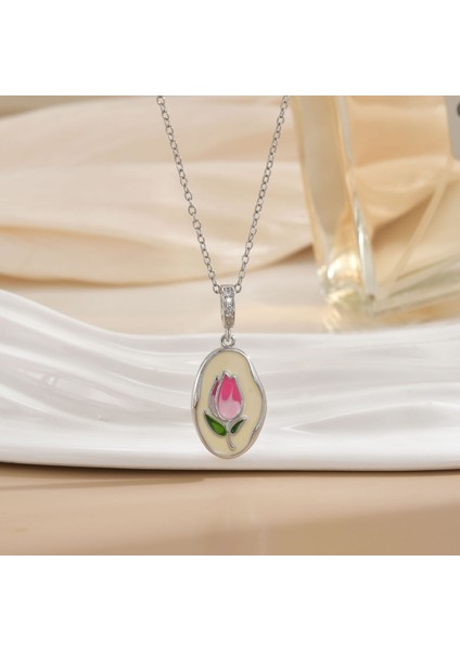 Yeni Avrupa ve Amerika Birleşik Devletleri Moda Lüks Niş Mücevher Deniz Dünyası Kolye Bakır Kaplama 18K Kolye Titanyum Çelik Zinciri (Yurt Dışından)